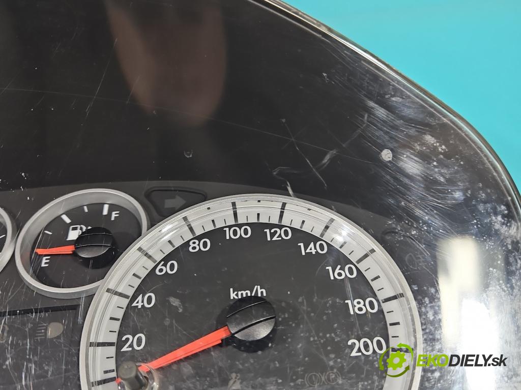 Chevrolet Aveo T250 2006-2011 1,2.0 8V 72 HP manual 53 kW 1150 cm3 4- prístrojovka/ budíky (Prístrojové dosky, displeje)