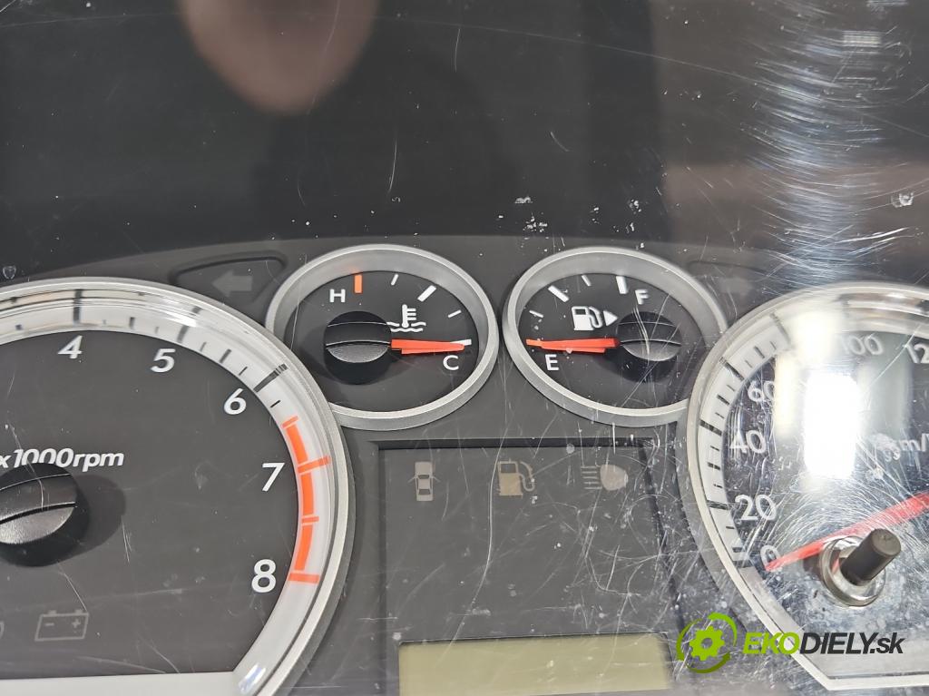 Chevrolet Aveo T250 2006-2011 1,2.0 8V 72 HP manual 53 kW 1150 cm3 4- prístrojovka/ budíky (Prístrojové dosky, displeje)