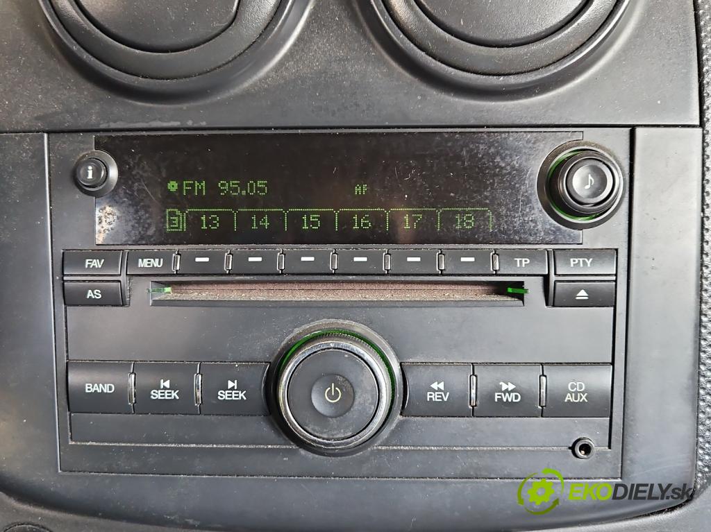 Chevrolet Aveo T250 2006-2011 1,2.0 8V 72 HP manual 53 kW 1150 cm3 4- Radio originál 96628256