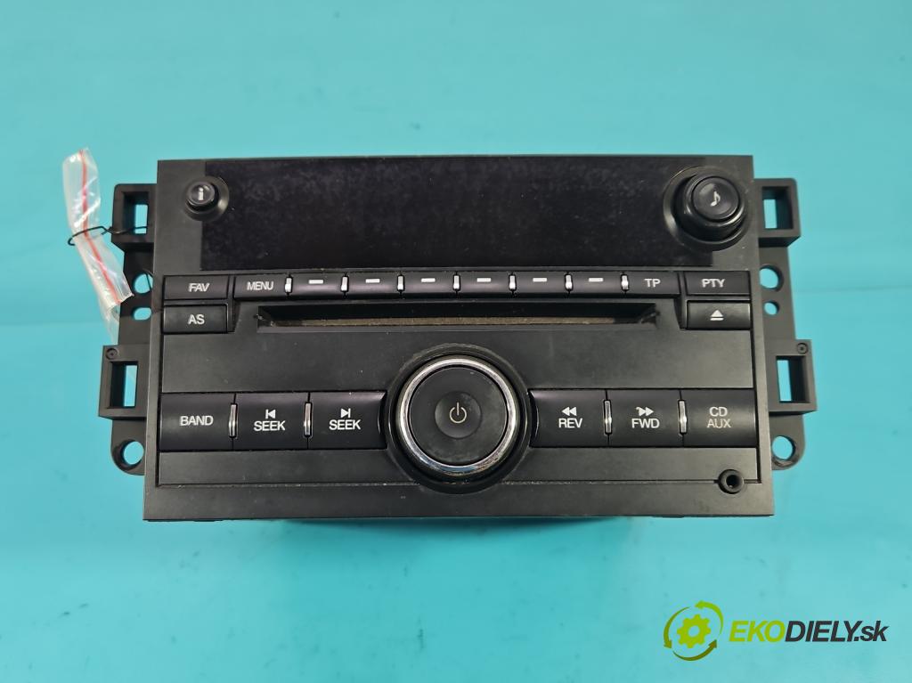 Chevrolet Aveo T250 2006-2011 1,2.0 8V 72 HP manual 53 kW 1150 cm3 4- Radio originál 96628256