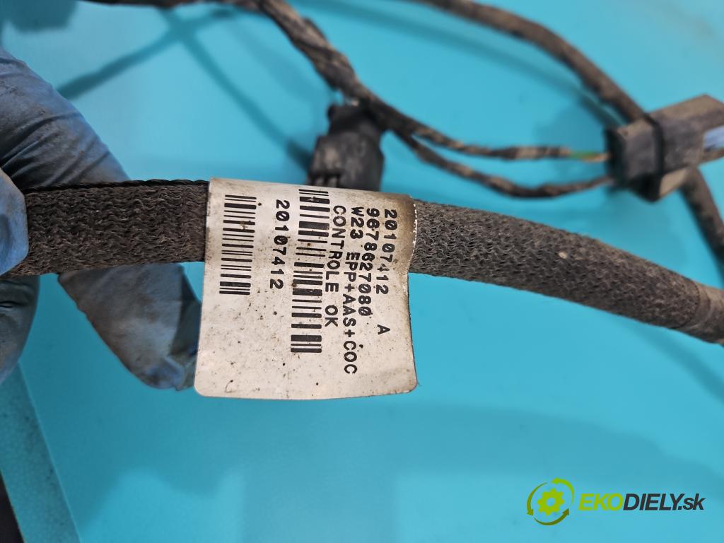 Peugeot 508 2010-2018 2.0 hdi 136hp manual 100 kW 1997 cm3 4- Balíček: nárazníku zadní 9678627080