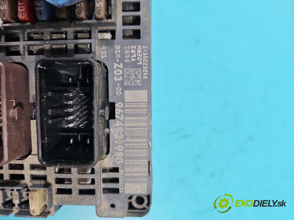 Peugeot 508 2010-2018 2.0 hdi 136hp manual 100 kW 1997 cm3 4- skříňka pojistková 9674921980 (Pojistkové skříňky)