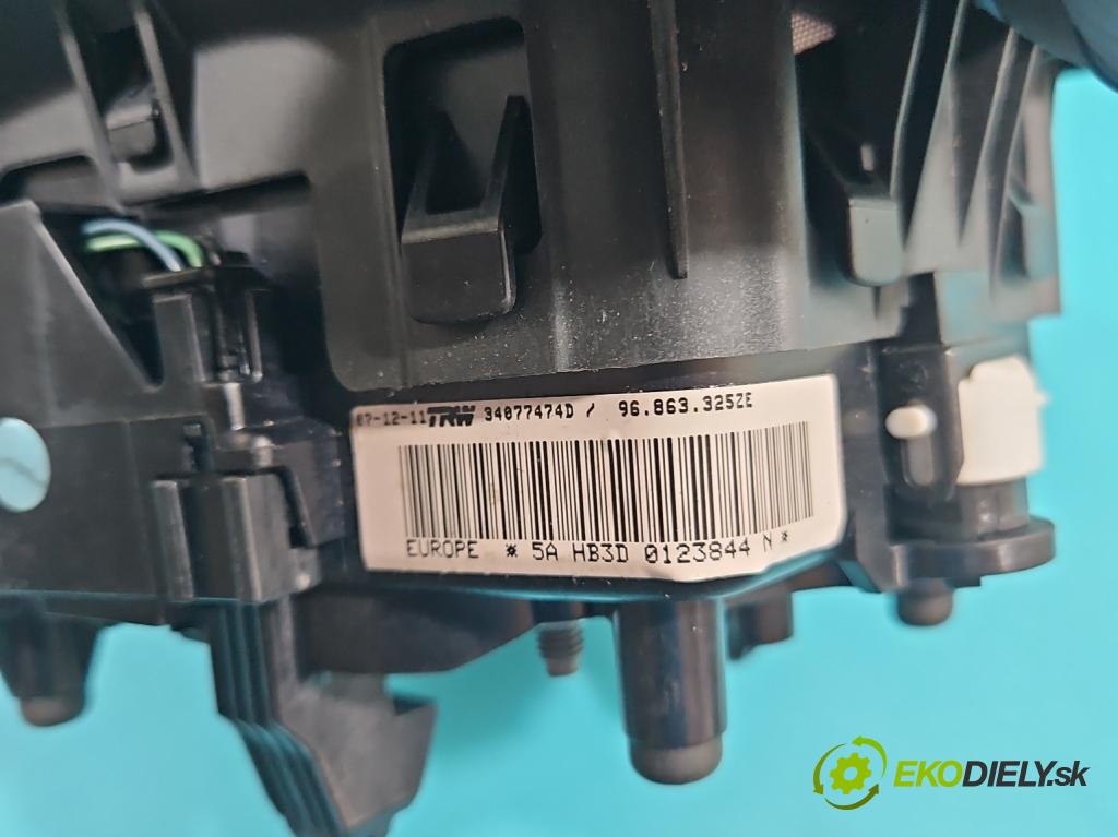 Peugeot 508 2010-2018 2.0 hdi 136 HP manual 100 kW 1997 cm3 4- airbag vzduch: Řidiči: 96863325ZE (Airbagy)