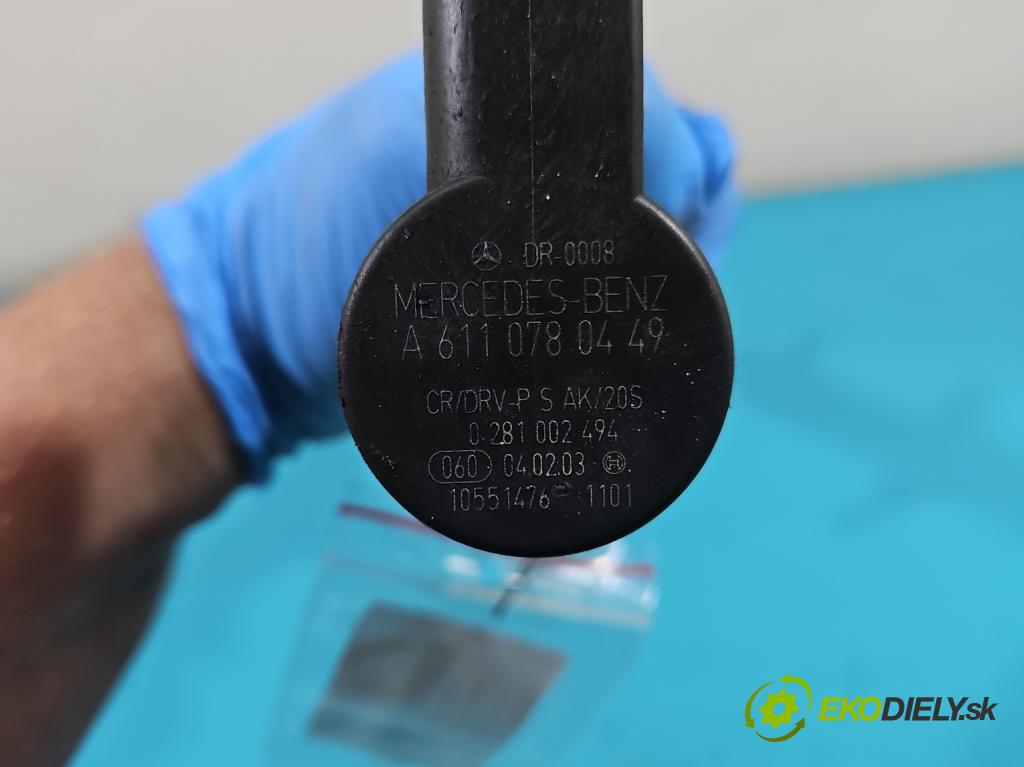 Mercedes E W211 2002-2009 3.2 cdi 204 HP automatic 150 kW 3222 cm3 5- lišta vstrekovacia 0445216007 (Vstrekovacie lišty)