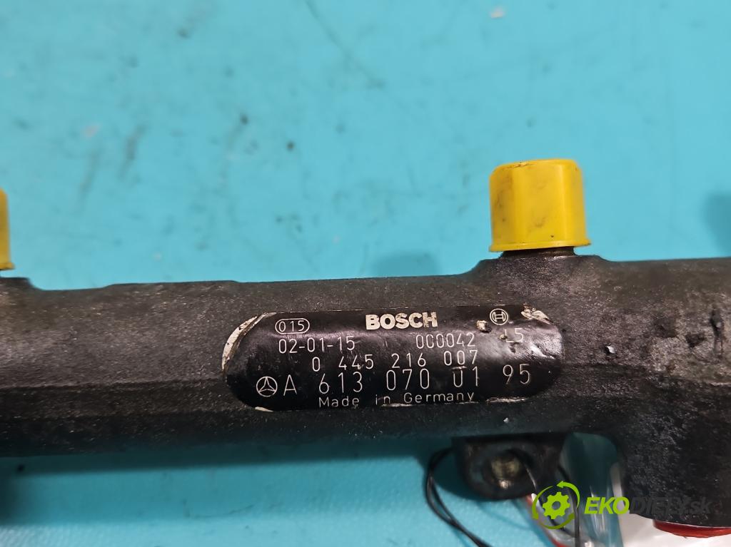 Mercedes E W211 2002-2009 3.2 cdi 204 HP automatic 150 kW 3222 cm3 5- lišta vstrekovacia 0445216007 (Vstrekovacie lišty)