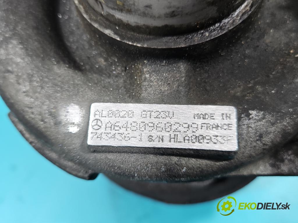 Mercedes E W211 2002-2009 3.2 cdi 204 hp automatic 150 kW 3222 cm3 5- Turbodmychadlo 743436-1 (Turbodúchadla (kompletní))