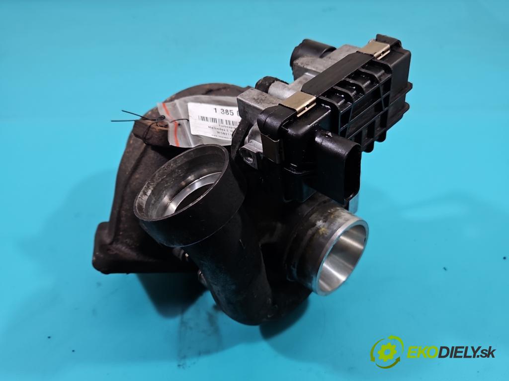 Mercedes E W211 2002-2009 3.2 cdi 204 hp automatic 150 kW 3222 cm3 5- Turbodmychadlo 743436-1 (Turbodúchadla (kompletní))