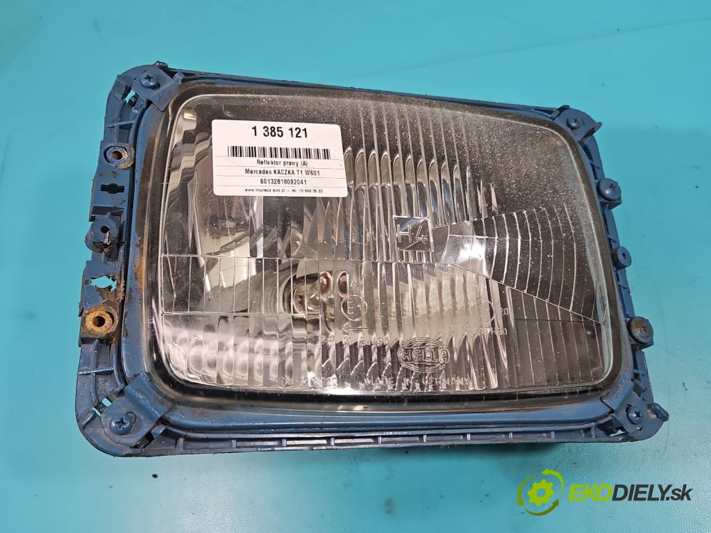 Mercedes KACZKA T1 W601 2.35d 88 HP manual 65 kW 2350 cm3 5- Reflektor: pravý  (Pravé)