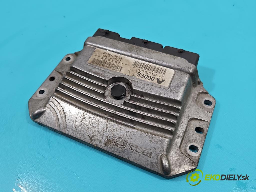 Renault Scenic II 2003-2009 1.6 16v 113 hp manual 83 kW 1598 cm3 5- řídící jednotka motoru 8200321263
