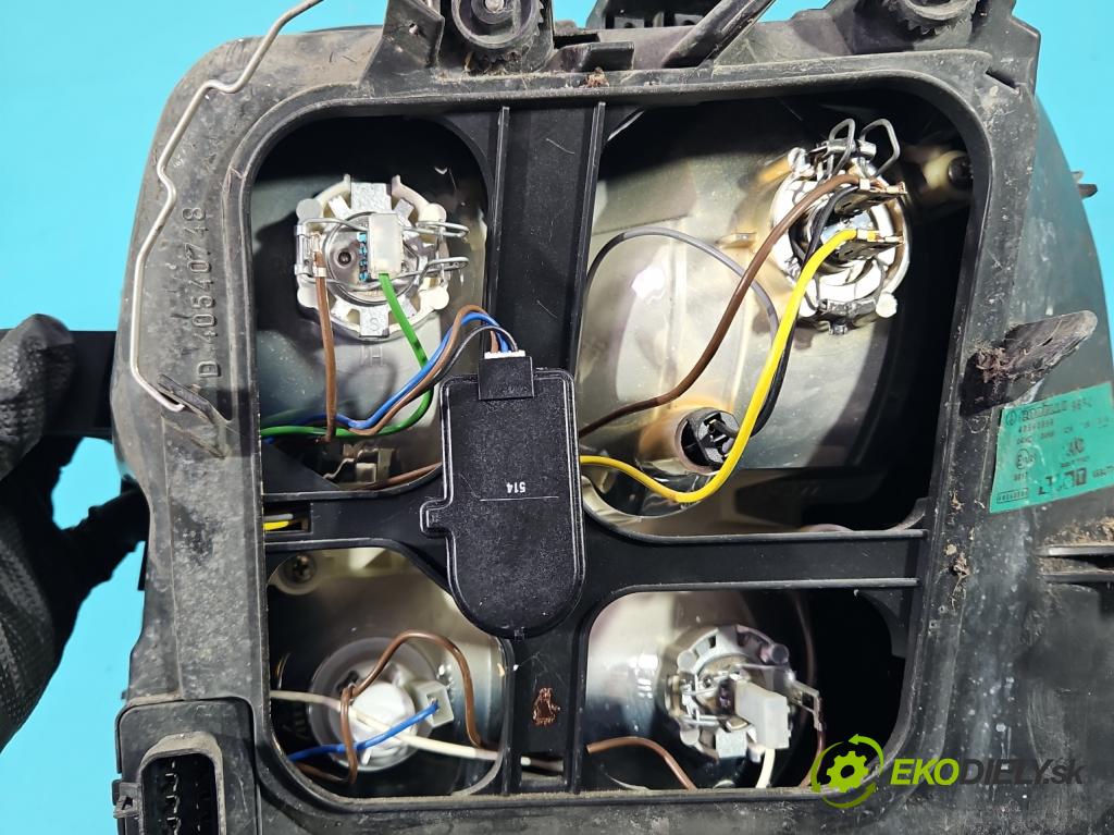 Fiat Doblo I 2001-2010 1.6 16V 103 HP manual 76 kW 1596 cm3 5- Reflektor: pravý 46807769 (Pravé)