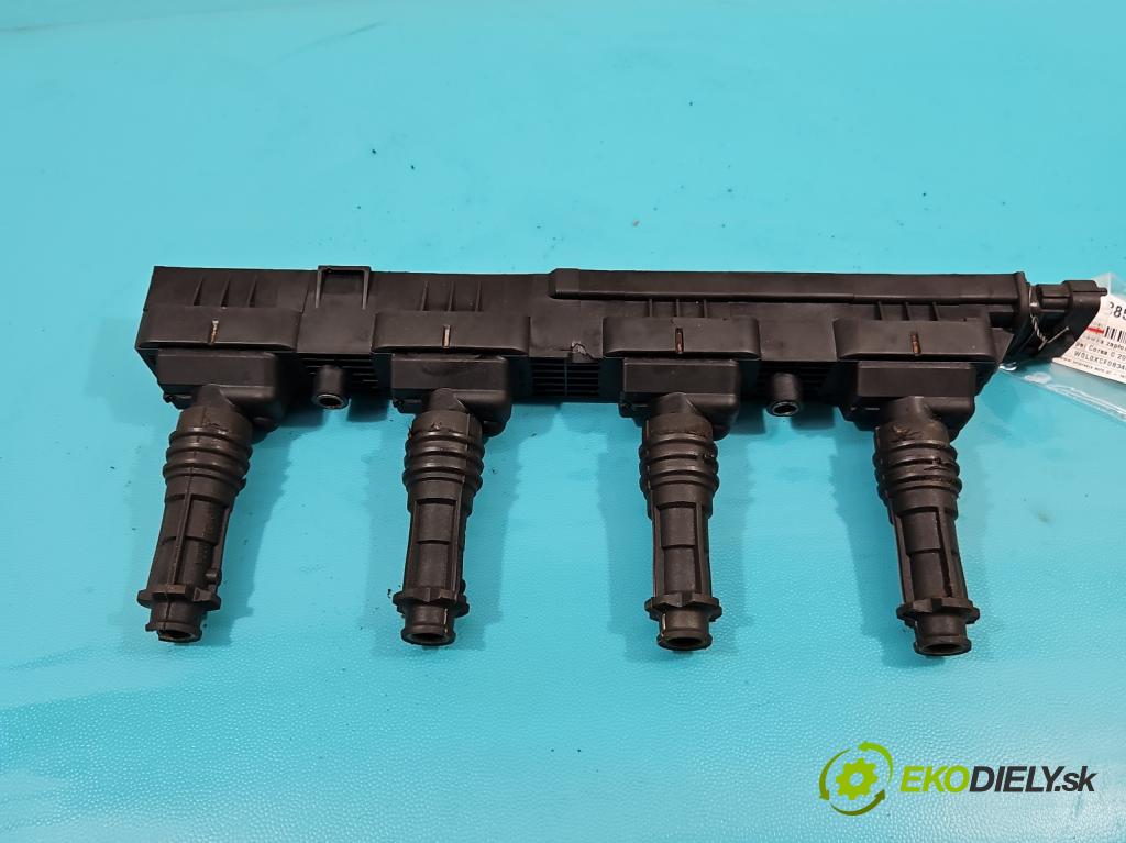 Opel Corsa C 2000-2006 1.2 16V 75 HP manual 55 kW 1199 cm3 5- cievka zapaľovacia 0221503015 (Zapaľovacie cievky, moduly)