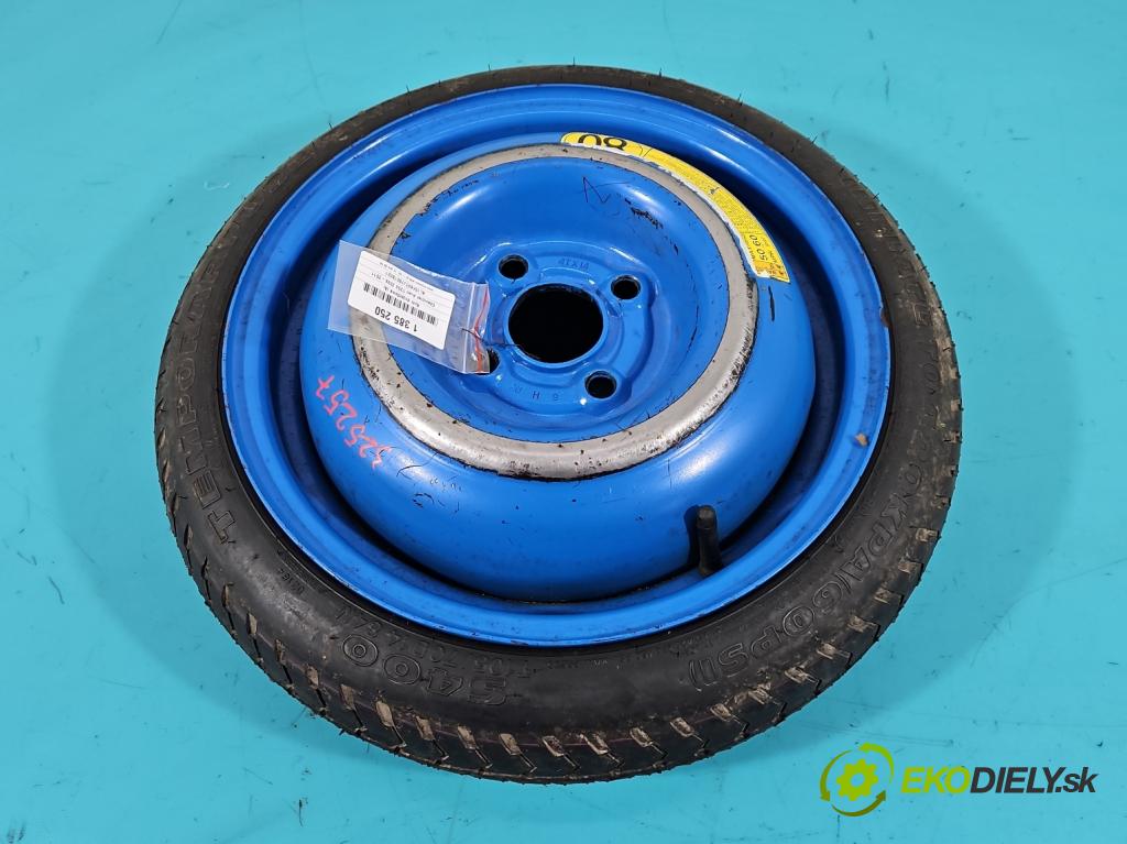 Chevrolet Aveo T250 2006-2011 1,2.0 8V 72 HP manual 53 kW 1150 cm3 4- koleso rezervne 14
