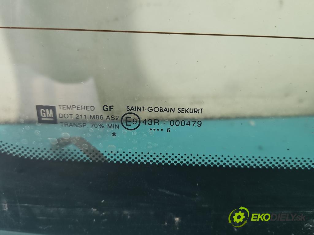 Opel Combo C 2001-2011 1,3.0 cdti 75 hp manual 55 kW 1248 cm3 5- sklo zadní (Okna zadní)