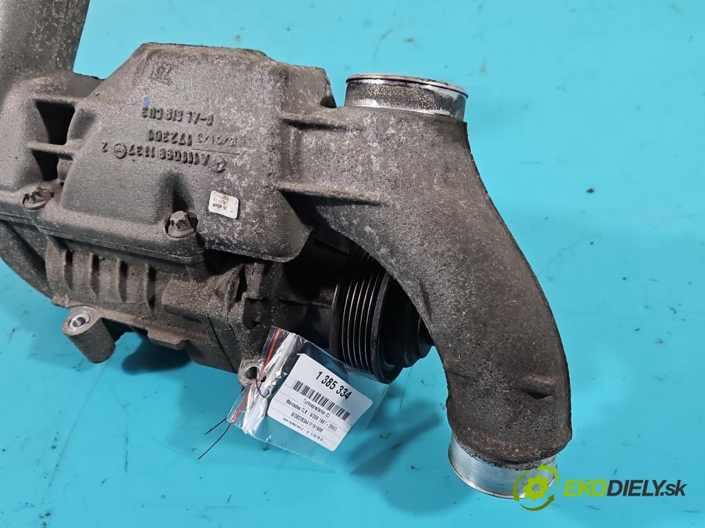 Mercedes CLK I W208 1997-2003 2.0 kompressor 163 hp automatic 120 kW 1998 cm3 2- Turbodmychadlo A1110900980 (Turbodúchadla (kompletní))