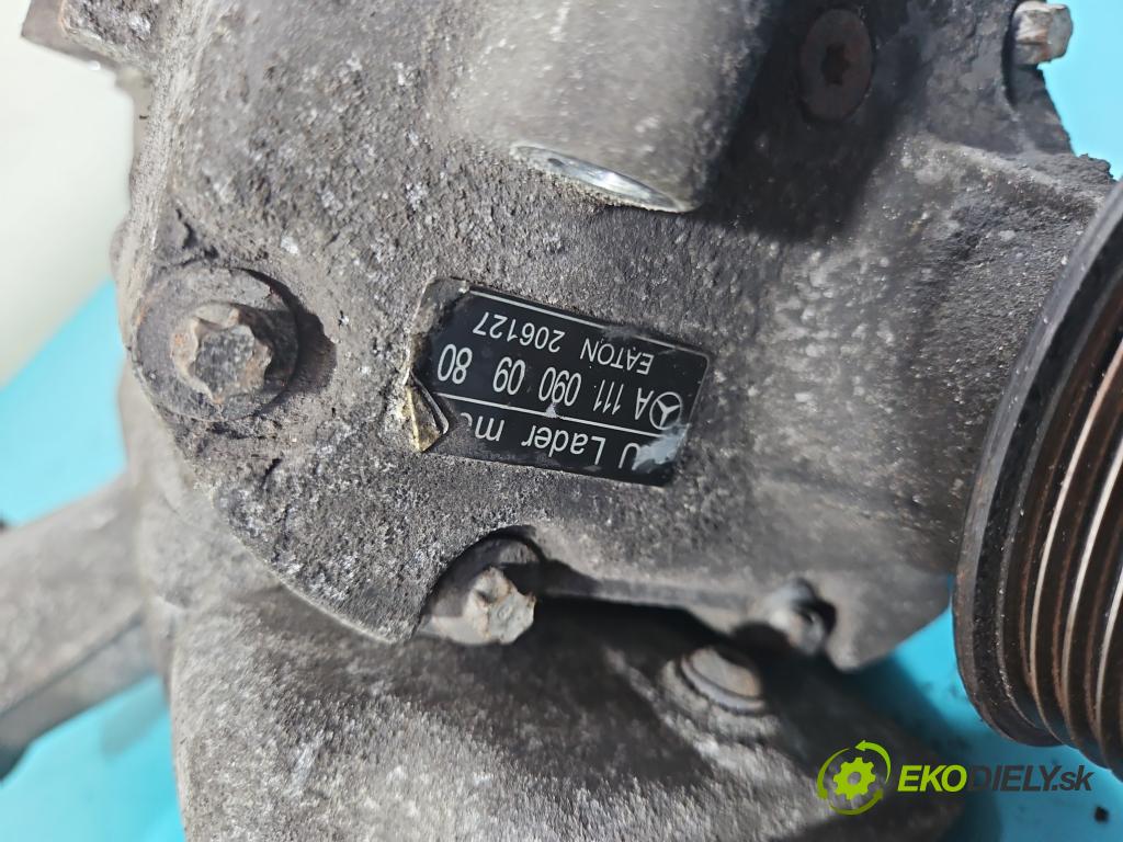 Mercedes CLK I W208 1997-2003 2.0 kompressor 163 hp automatic 120 kW 1998 cm3 2- Turbodmychadlo A1110900980 (Turbodúchadla (kompletní))