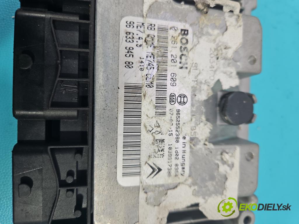 Citroen C4 I 2004-2011 1.6 16V 109 hp manual 80 kW 1587 cm3 5- řídící jednotka motoru 0261201609