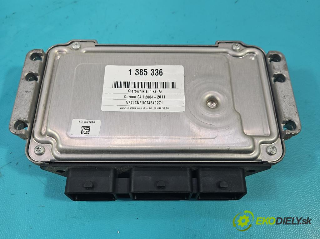 Citroen C4 I 2004-2011 1.6 16V 109 hp manual 80 kW 1587 cm3 5- řídící jednotka motoru 0261201609