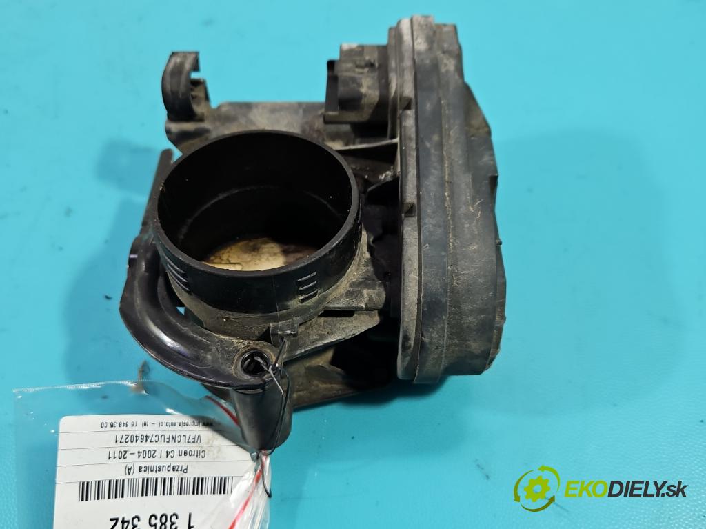 Citroen C4 I 2004-2011 1.6 16V 109 HP manual 80 kW 1587 cm3 5- klapka 9661809080 (Škrtiace klapky)