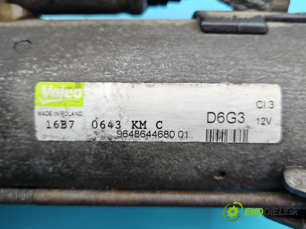 Citroen C4 I 2004-2011 1.6 16V 109 HP manual 80 kW 1587 cm3 5- štartér D6G3 (Štartéry)