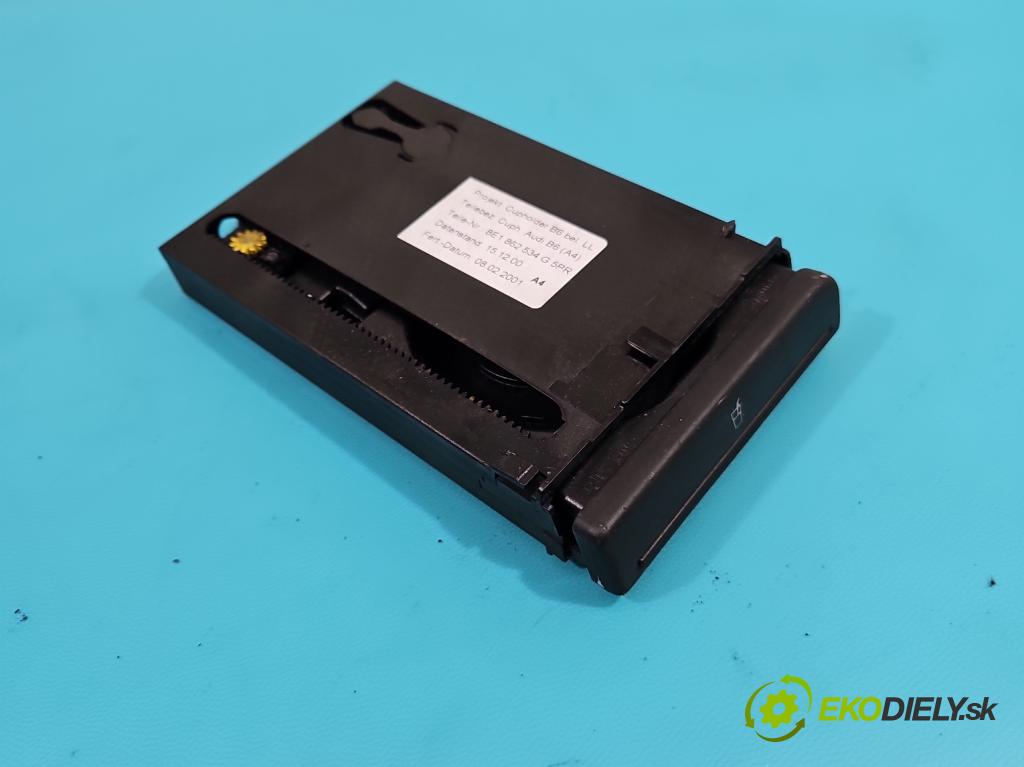 Audi A4 B6 2000-2004 2.0 20V 131 HP automatic 96 kW 1984 cm3 4- Rukojeť: na nápoje: 8E1862534G (Úchyty, držiaky na nápoje)