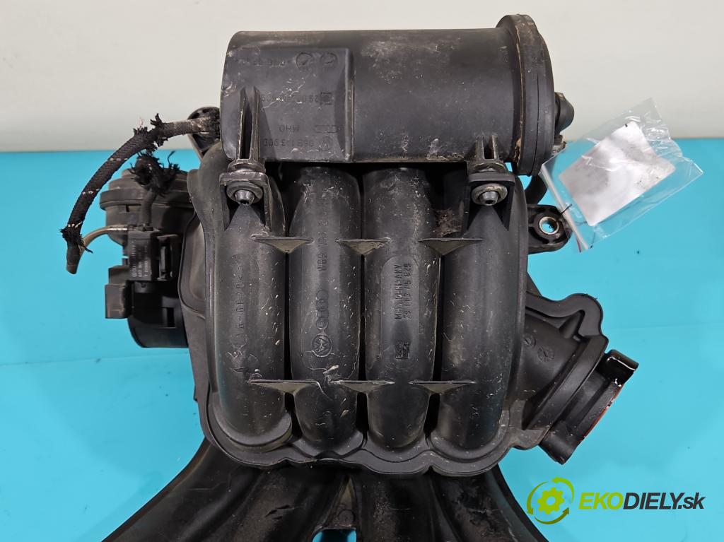 Audi A4 B6 2000-2004 2.0 20V 131 HP automatic 96 kW 1984 cm3 4- zvod nasávací 06B133216G (Sacie potrubia)