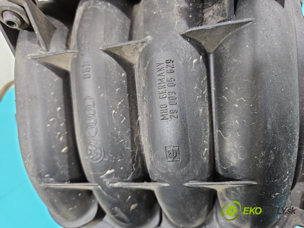 Audi A4 B6 2000-2004 2.0 20V 131 HP automatic 96 kW 1984 cm3 4- zvod nasávací 06B133216G (Sacie potrubia)