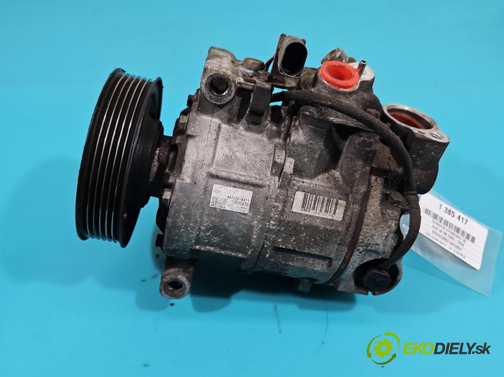 Audi A4 B6 2000-2004 2.0 20V 131 hp automatic 96 kW 1984 cm3 4- Kompresor: klíma 447220-8411 (Kompresory)