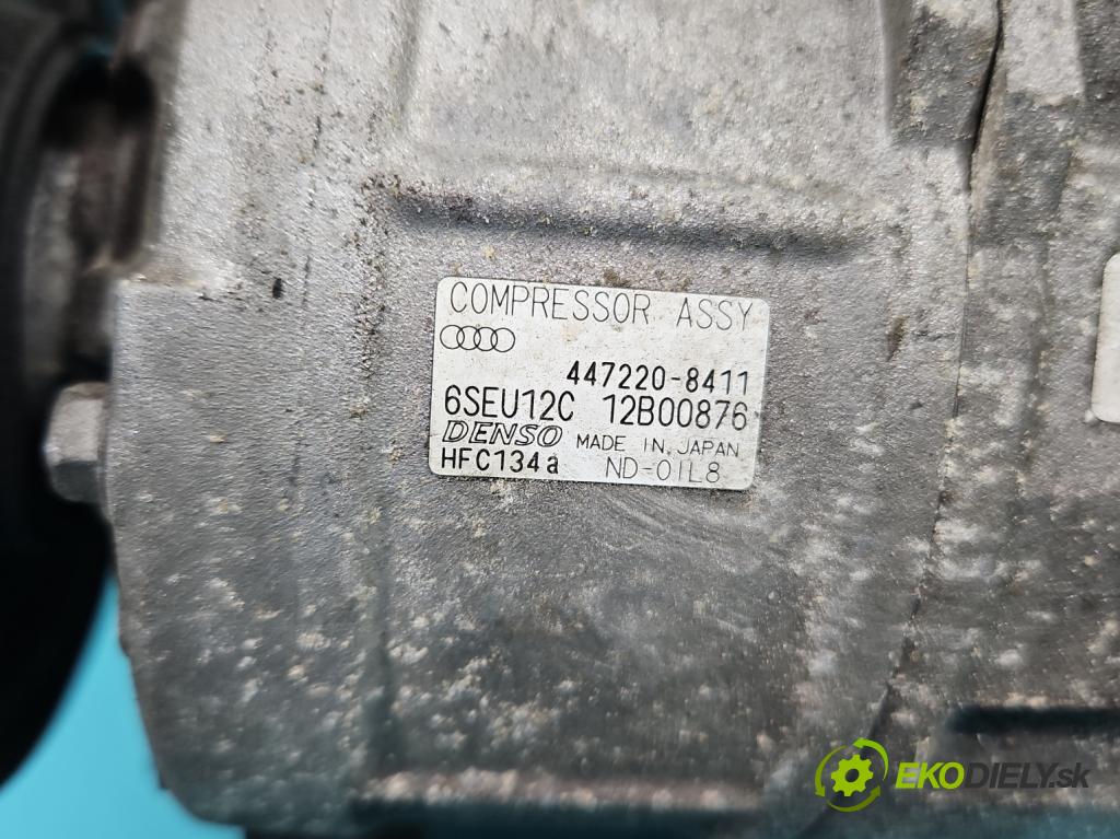 Audi A4 B6 2000-2004 2.0 20V 131 hp automatic 96 kW 1984 cm3 4- Kompresor: klíma 447220-8411 (Kompresory)