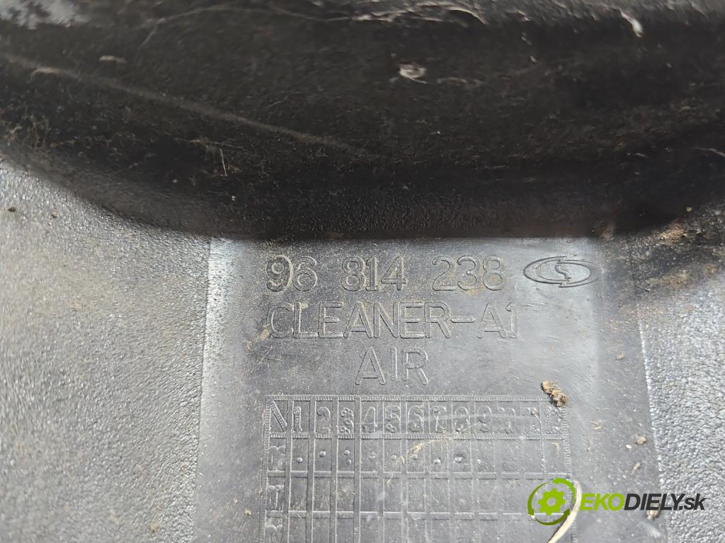 Chevrolet Aveo T250 2006-2011 1,2.0 8V 72 HP manual 53 kW 1150 cm3 4- obal filtra vzduchu 96814238 (Obaly filtrov vzduchu)