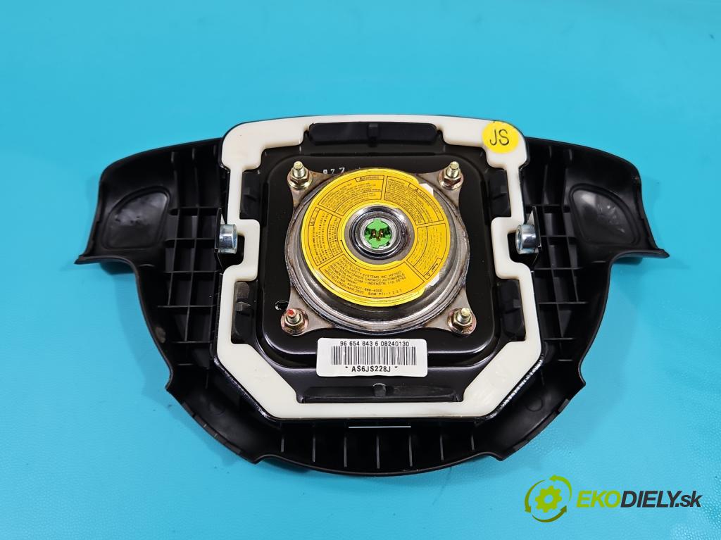 Chevrolet Aveo T250 2006-2011 1,2.0 8V 72 HP manual 53 kW 1150 cm3 4- airbag vzduch: Řidiči: 96654843 (Airbagy)