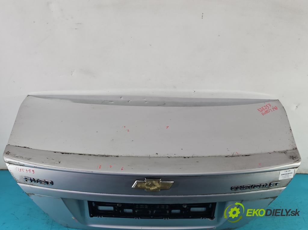 Chevrolet Aveo T250 2006-2011 1,2.0 8V 72 hp manual 53 kW 1150 cm3 4- zadní kufrové dveře  (Zadní kapoty)