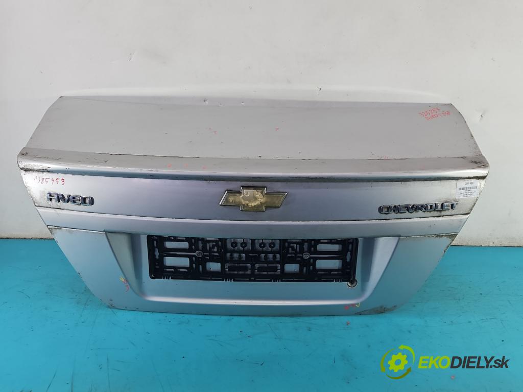 Chevrolet Aveo T250 2006-2011 1,2.0 8V 72 hp manual 53 kW 1150 cm3 4- zadní kufrové dveře  (Zadní kapoty)