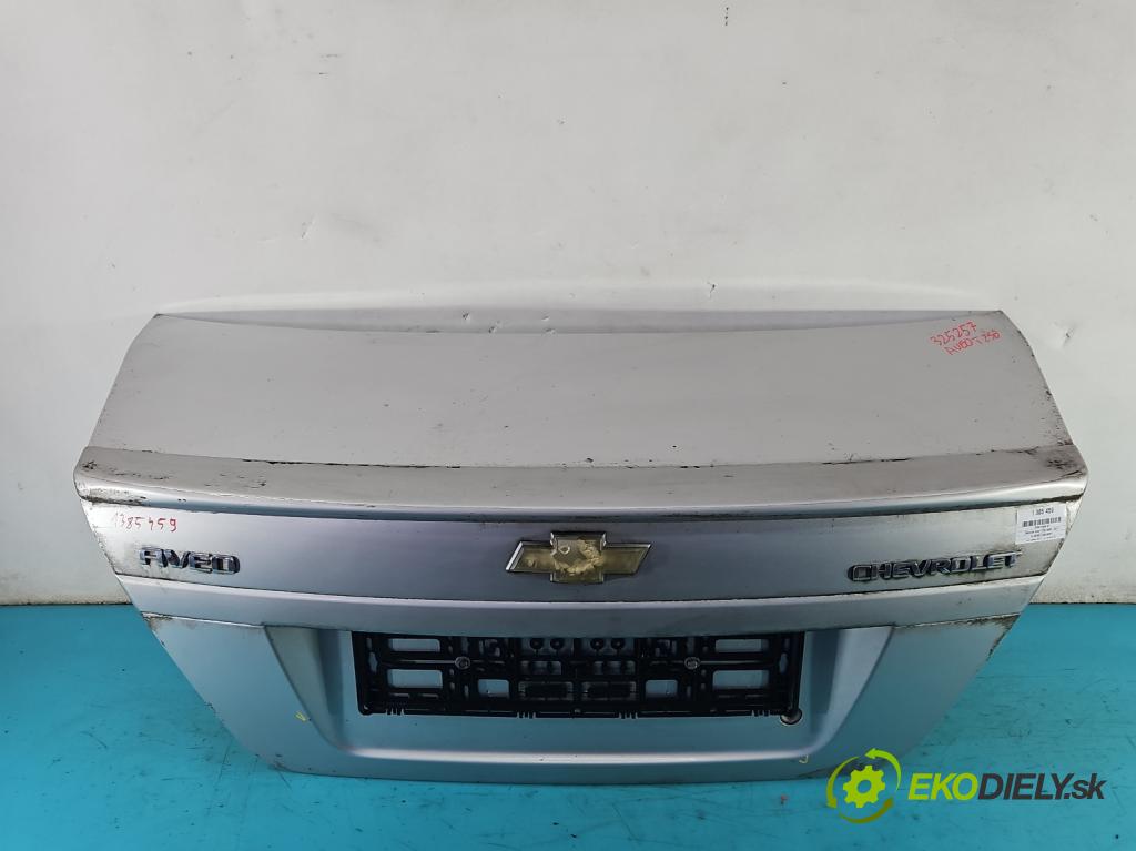 Chevrolet Aveo T250 2006-2011 1,2.0 8V 72 hp manual 53 kW 1150 cm3 4- zadní kufrové dveře  (Zadní kapoty)