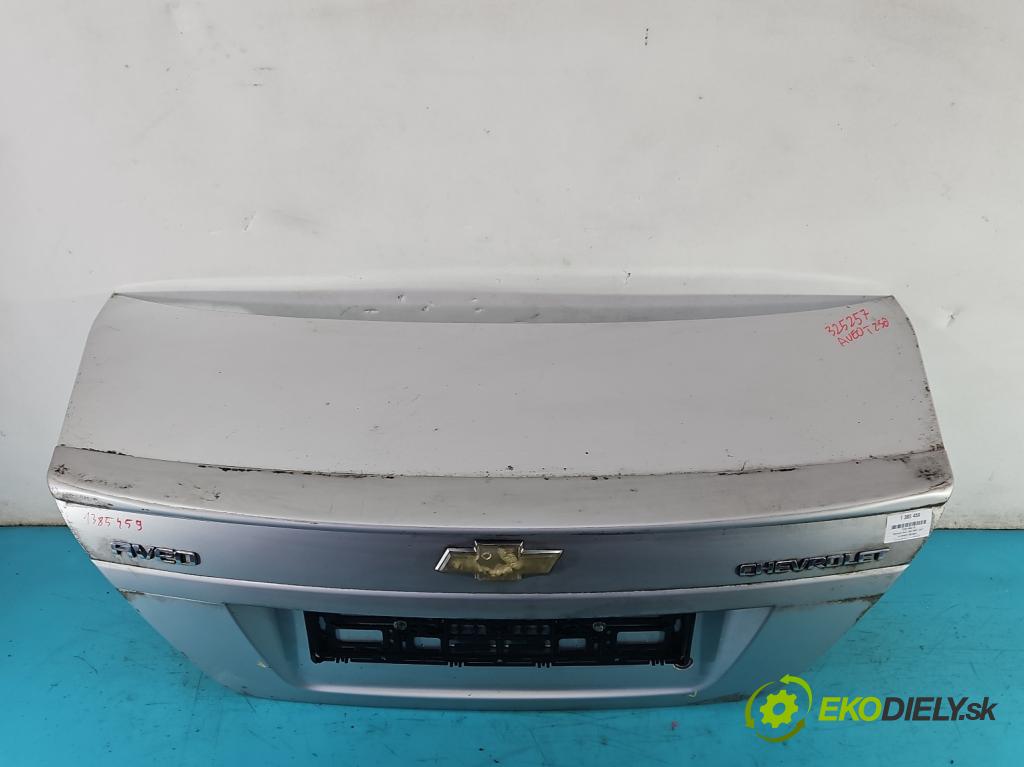 Chevrolet Aveo T250 2006-2011 1,2.0 8V 72 hp manual 53 kW 1150 cm3 4- zadní kufrové dveře  (Zadní kapoty)