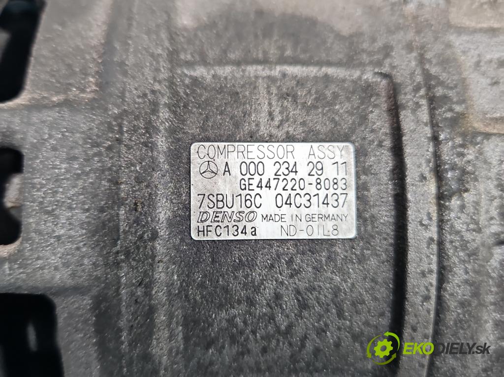 Mercedes CLK I W208 1997-2003 2.0 kompressor 163 hp automatic 120 kW 1998 cm3 2- Kompresor: klíma 447220-8083 (Kompresory)