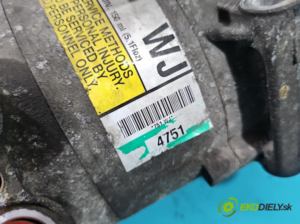 Opel Astra III 2004-2014 1.7 cdti 101 hp manual 74 kW 1686 cm3 5- Kompresor: klíma 13124751 (Kompresory)
