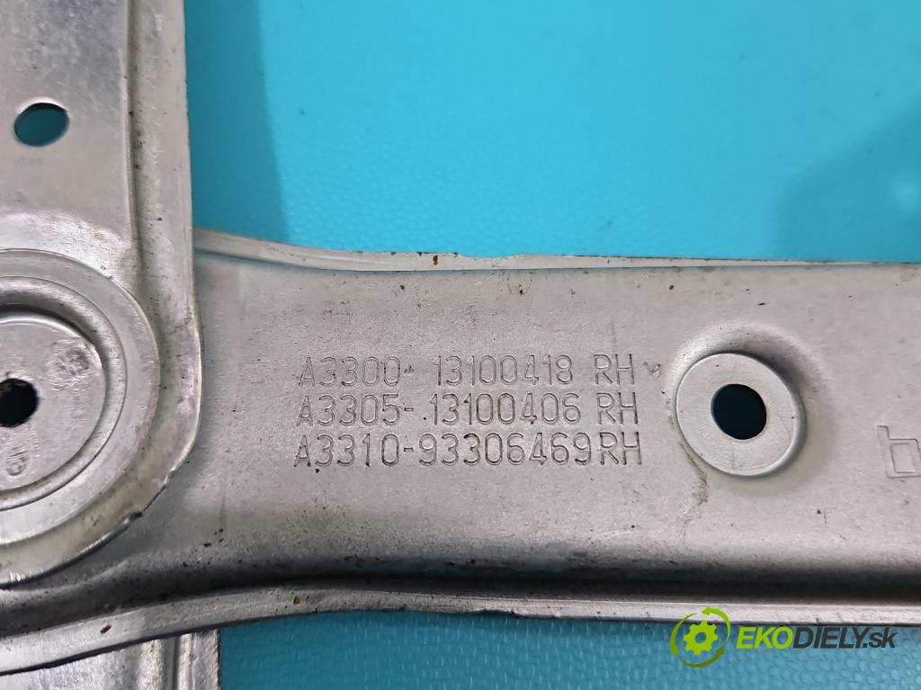 Opel Astra III 2004-2014 1.7 cdti 101 hp manual 74 kW 1686 cm3 5- mechanismus stahování přední pravý