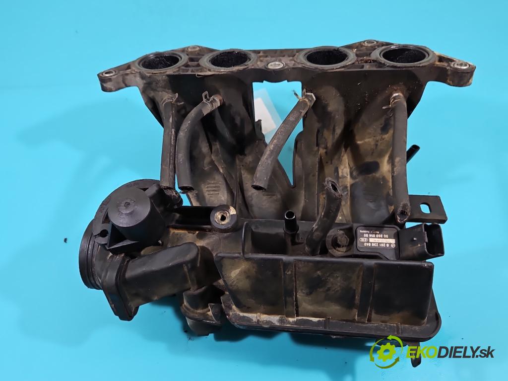 Citroen Xsara Picasso 1.6 8v 95 HP manual 70 kW 1587 cm3 5- zvod nasávací 9642536480 (Sacie potrubia)