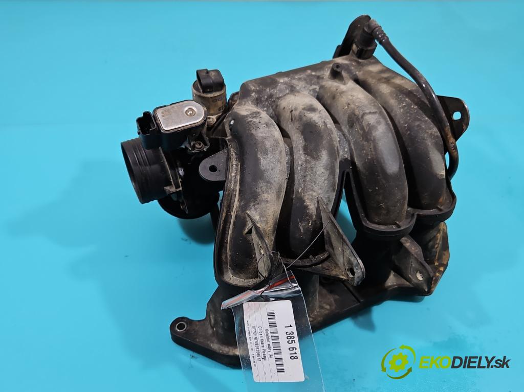 Citroen Xsara Picasso 1.6 8v 95 HP manual 70 kW 1587 cm3 5- zvod nasávací 9642536480 (Sacie potrubia)