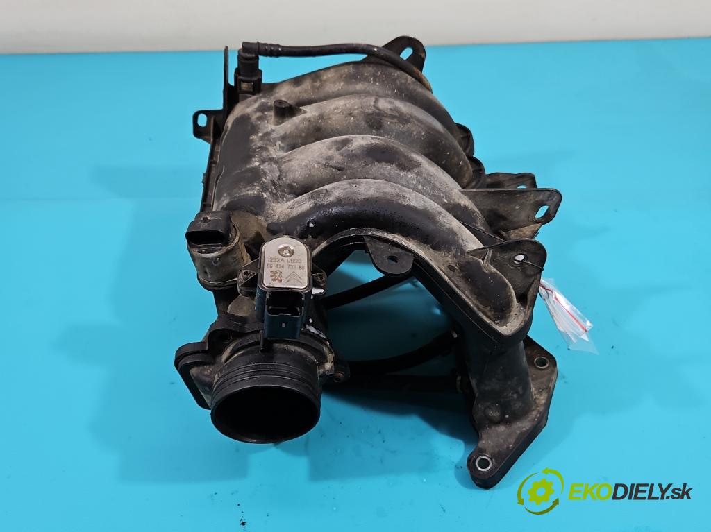 Citroen Xsara Picasso 1.6 8v 95 HP manual 70 kW 1587 cm3 5- zvod nasávací 9642536480 (Sacie potrubia)