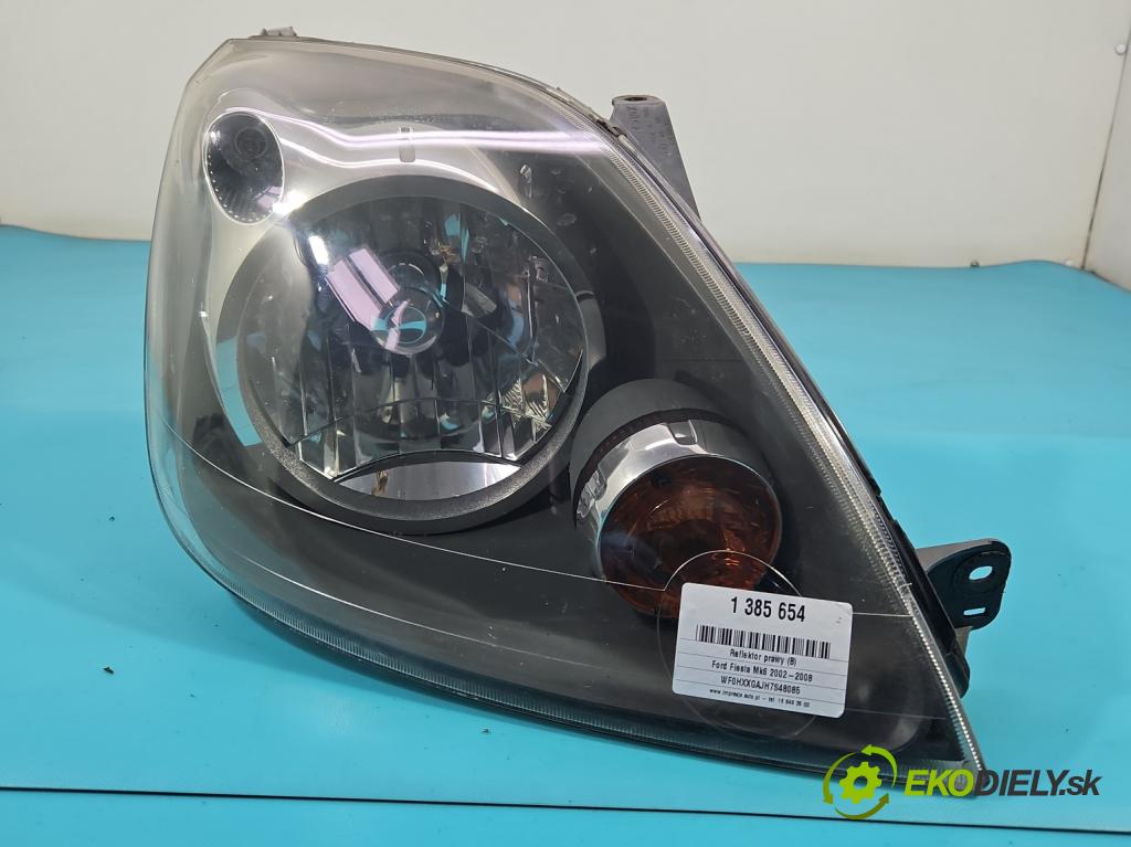 Ford Fiesta Mk6 2002-2008 1.3 60 HP manual 44 kW 1299 cm3 5- Reflektor: pravý 0301224302 (Pravé)