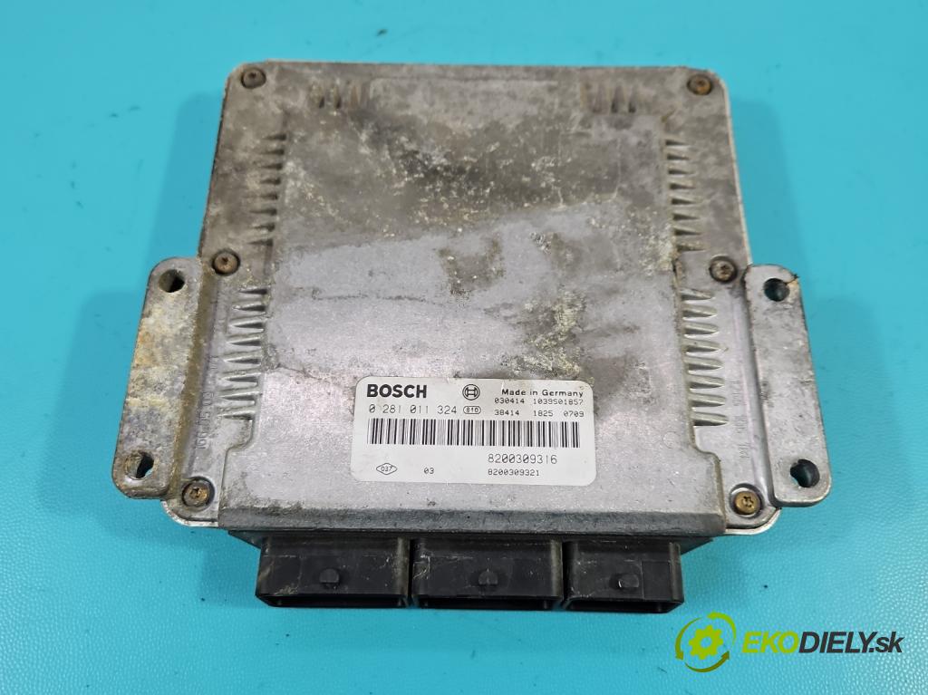 Renault Scenic I 1996-2003 1.9 dci 102 hp manual 75 kW 1870 cm3 5- řídící jednotka motoru 0281011324