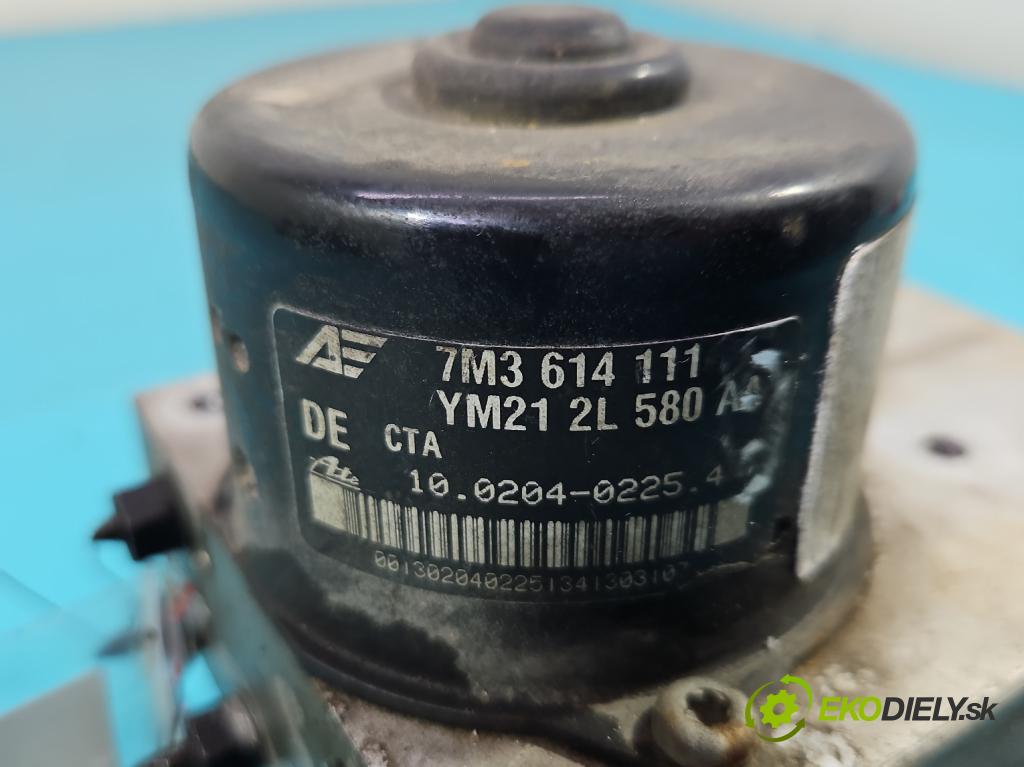 Vw Sharan I 1995-2010 2.8 V6 204 hp manual 150 kW 2792 cm3 5- čerpadlo abs 7M3614111 (Pumpy brzdové)