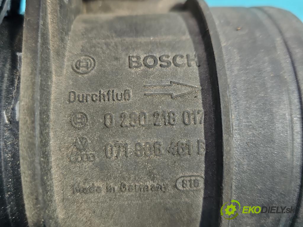 Vw Sharan I 1995-2010 2.8 V6 204 HP manual 150 kW 2792 cm3 5- průtokoměr: 0280218017 (Váhy vzduchu)