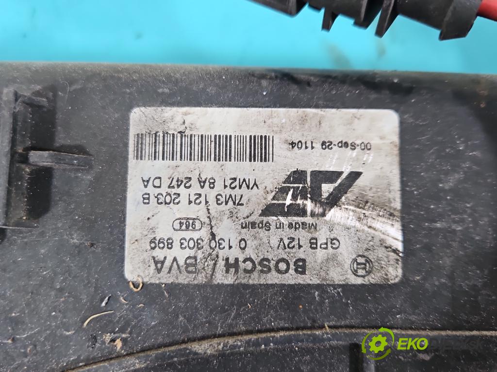 Vw Sharan I 1995-2010 2.8 V6 204 HP manual 150 kW 2792 cm3 5- Ventilátor chladiča 0130303899