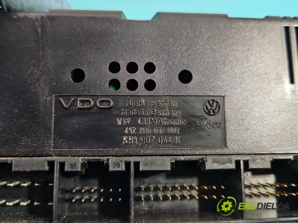 Vw Passat B5 1995-2005 1.9 tdi 131 HP manual 96 kW 1896 cm3 5- panel kúrenia 3B1907044K