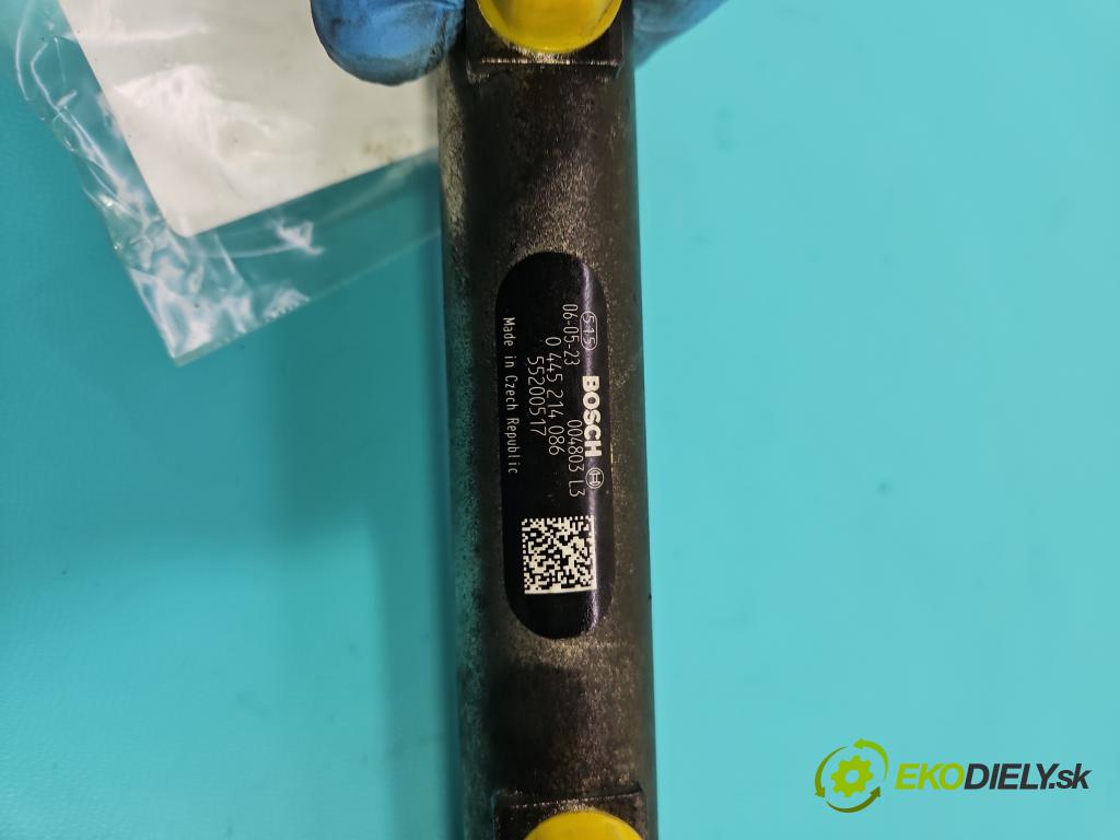 Opel Combo C 2001-2011 1,3.0 cdti 75 HP manual 55 kW 1248 cm3 5- lišta vstrekovacia 0445214086 (Vstrekovacie lišty)