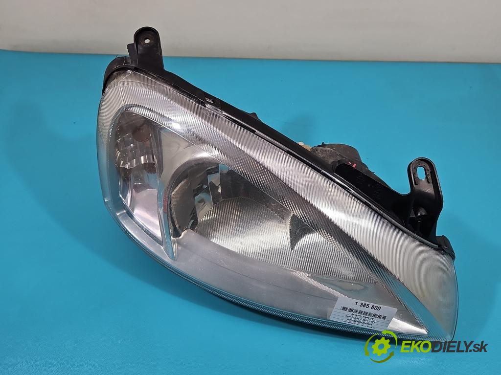 Opel Combo C 2001-2011 1,3.0 cdti 75 HP manual 55 kW 1248 cm3 5- Reflektor: pravý  (Pravé)