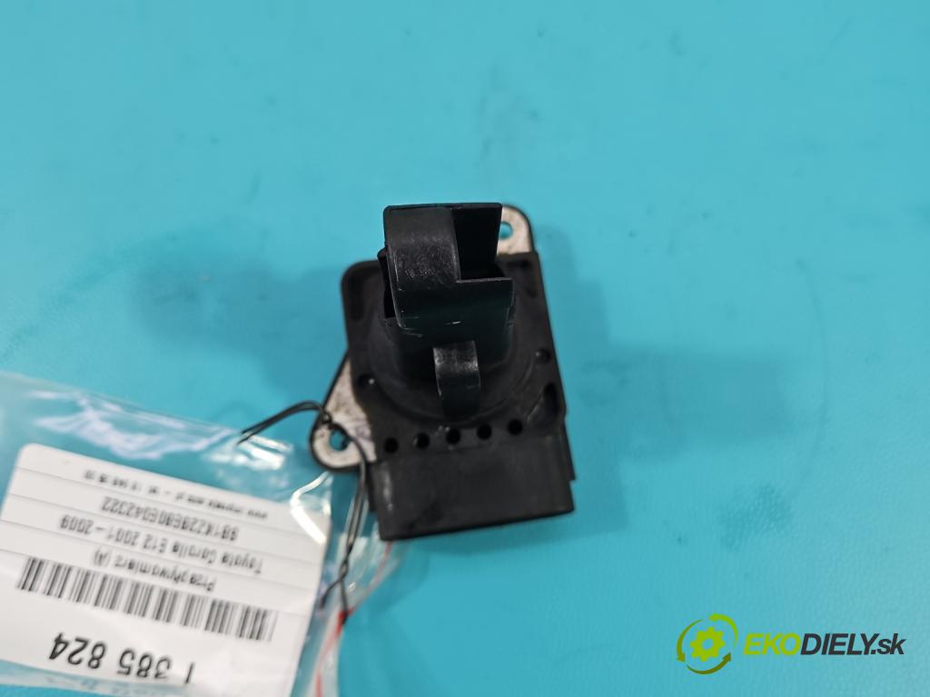 Toyota Corolla E12 2001-2009 1.6 VVti: 110 HP manual 81 kW 1598 cm3 5- průtokoměr: 22204-0J010 (Váhy vzduchu)