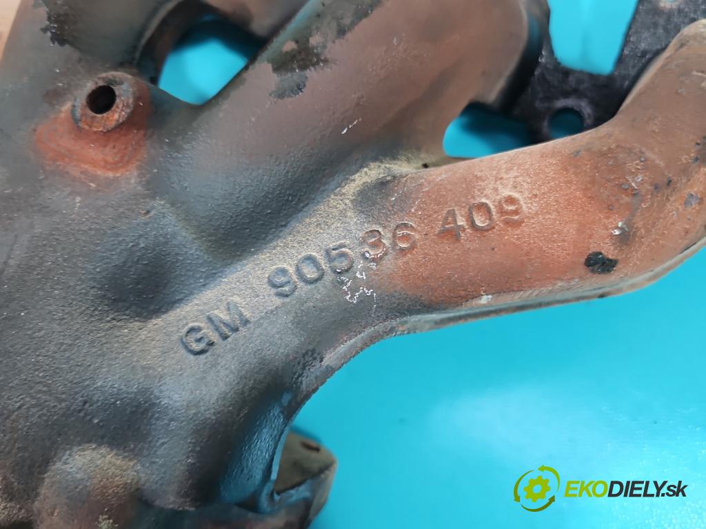 Opel Zafira A 1999-2005 1.8 16v 116 hp manual 85 kW 1796 cm3 5- potrubí výfuk 90536409 (Výfukové potrubí)